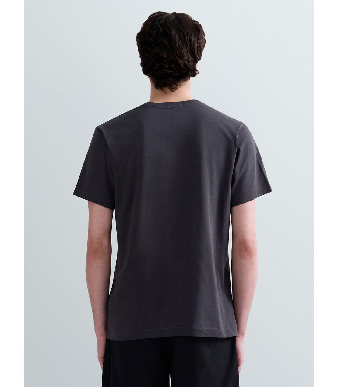 ベーシックジャージーロゴプリント Tシャツ 詳細画像 ダークグレー 3